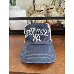New York Yankees Hat Snapback Mesh Navy Fan Favorite Baseball MLB Jean